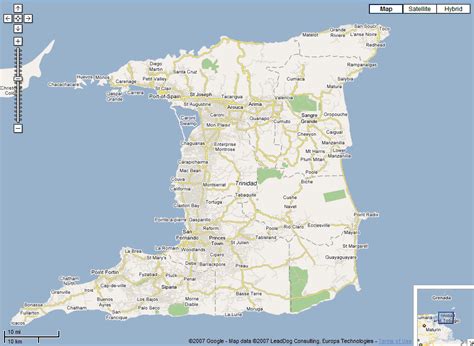 google maps trinidad & tobago.
